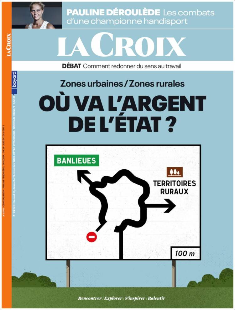Portada de La Croix (Francia)