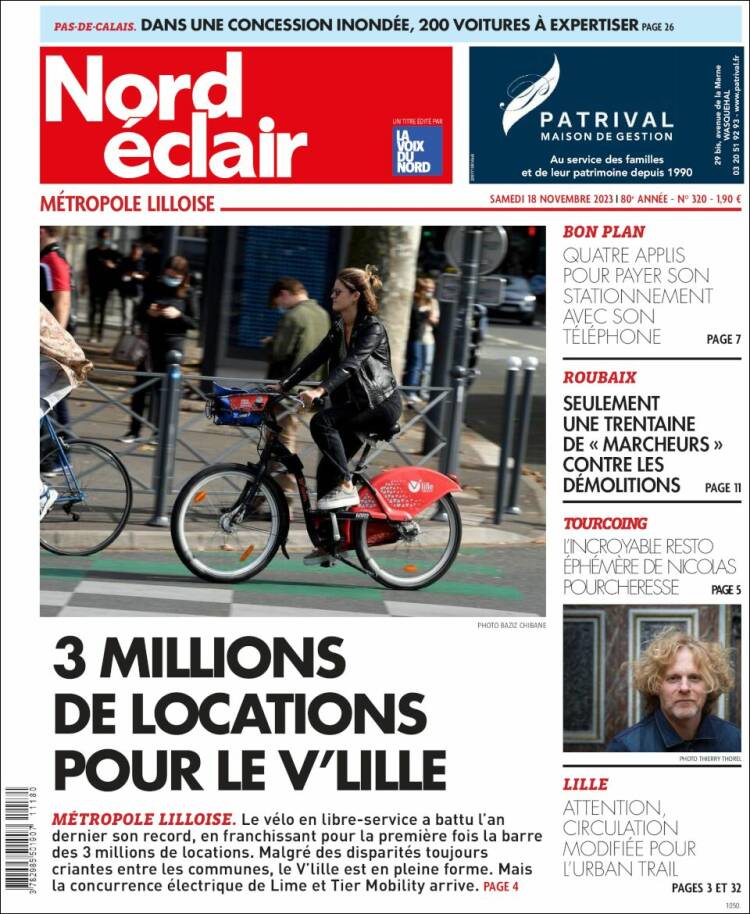 Portada de Nord Éclair (Francia)