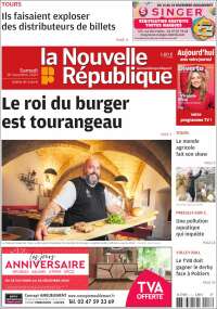 Portada de La Nouvelle Republique (Francia)