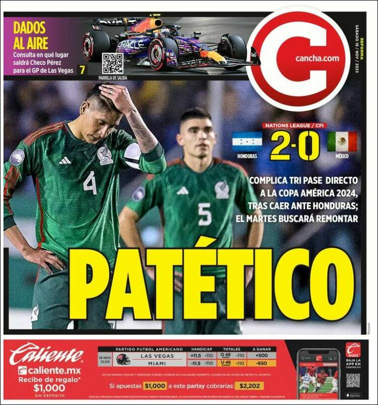Portada de Cancha (M&eacute;xico)
