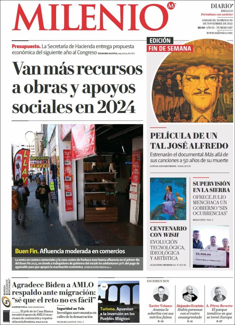 Portada de Milenio de Hidalgo (M&eacute;xico)
