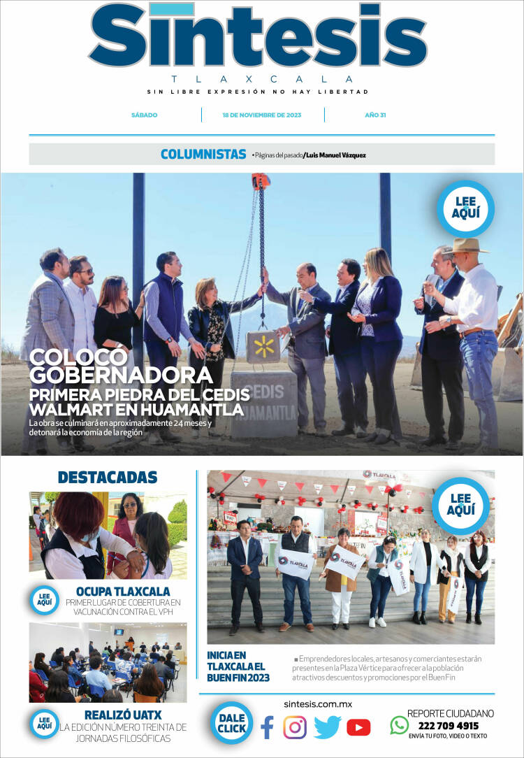 Portada de Síntesis de Tlaxcala (M&eacute;xico)