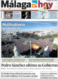 Portada de Málaga Hoy (Espagne)