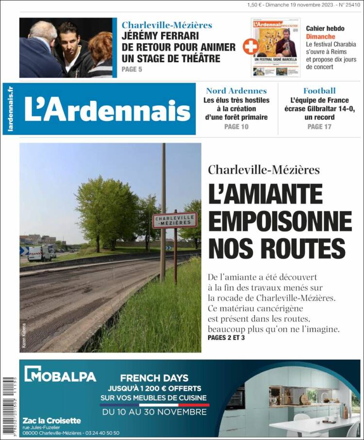 Portada de L'Ardenais (Francia)