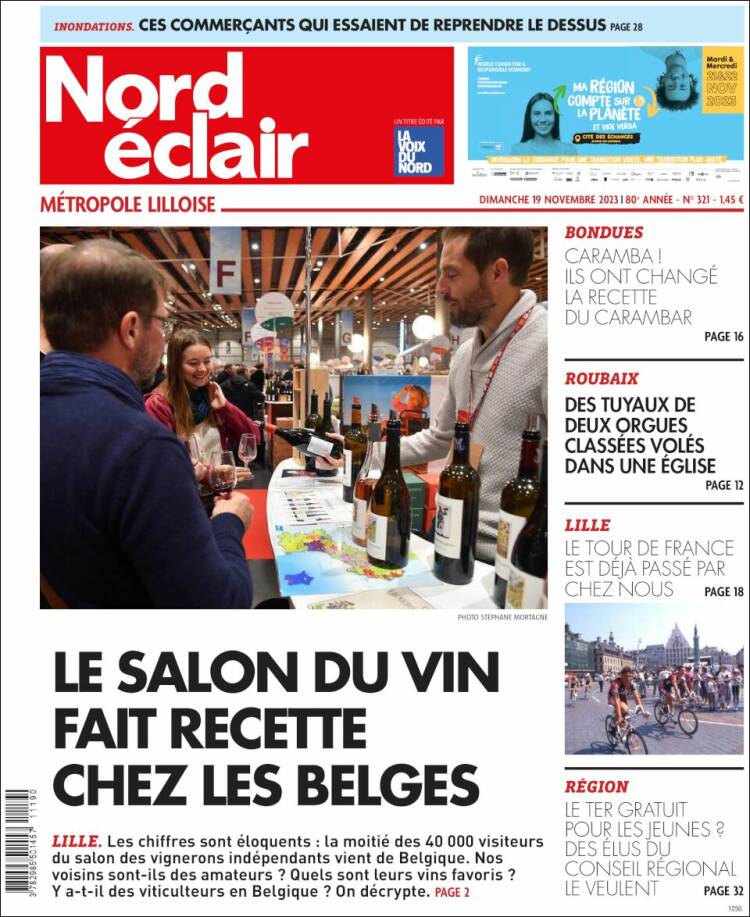 Portada de Nord Éclair (Francia)