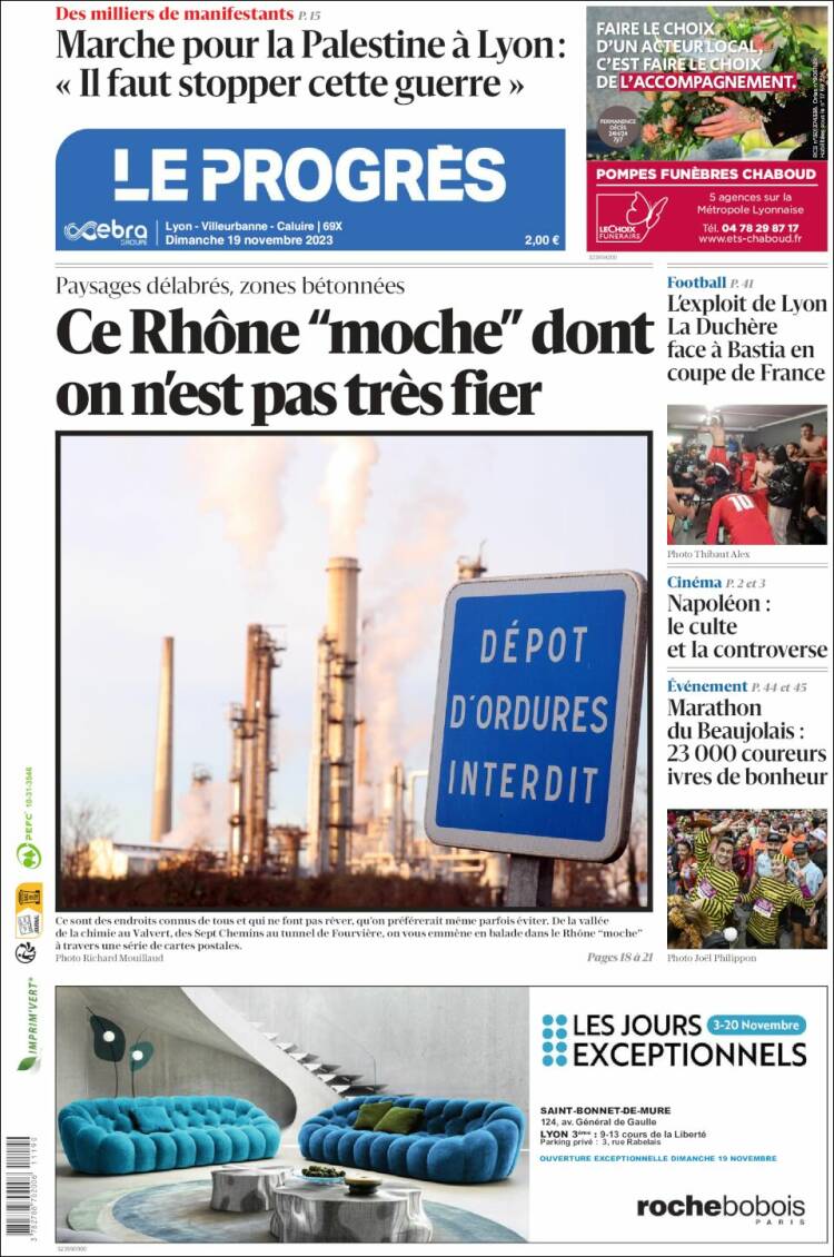 Portada de Progres de Fecamp (Francia)