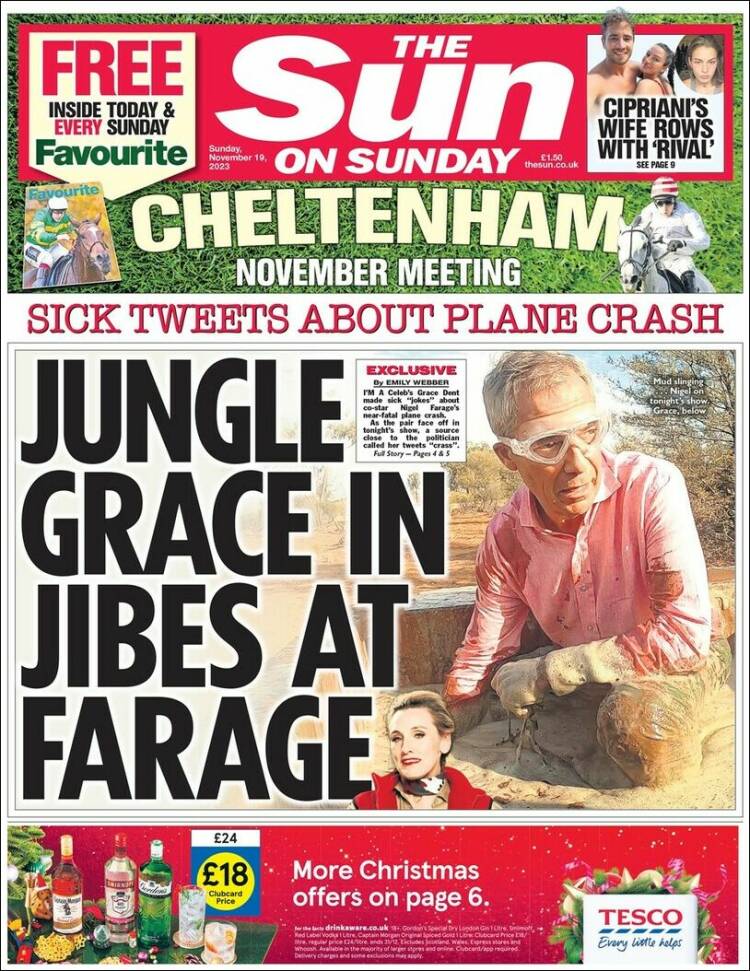 Portada de The Sun (Reino Unido)