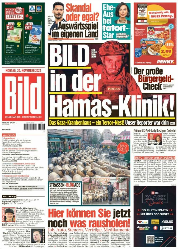 Portada de Bild (Alemania)