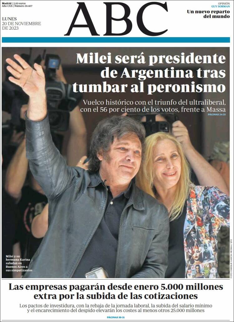 Portada de ABC (España)