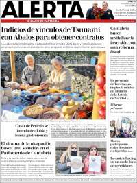 Portada de Alerta - El Diario de Cantabria (España)