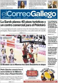 Portada de El Correo Gallego (España)