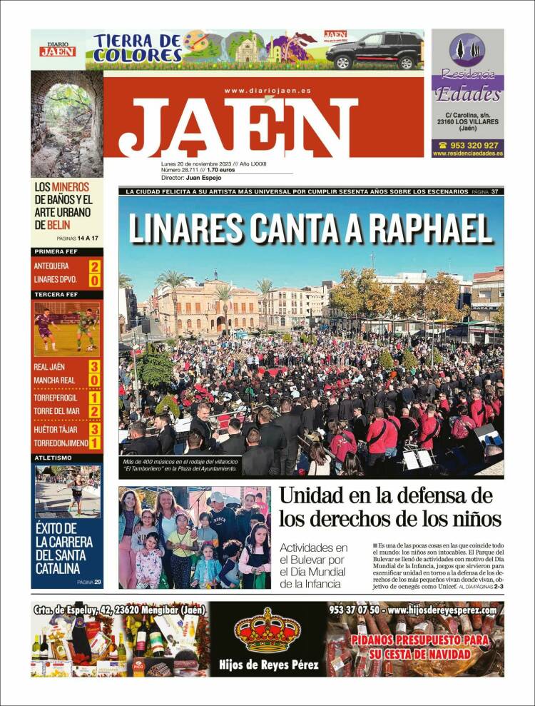 Portada de Diario Jaén (España)