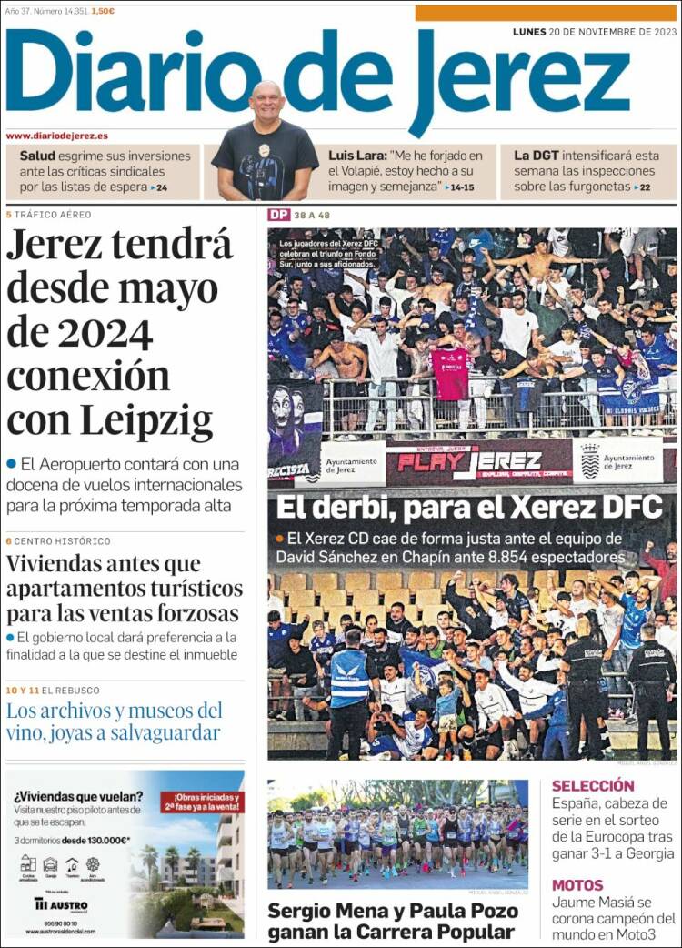 Portada de Diario de Jerez (España)