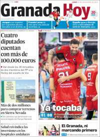 Portada de Granada Hoy (España)