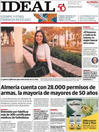 Portada de Ideal Almeria (España)