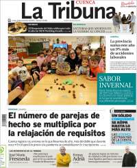 Portada de La Tribuna de Cuenca (España)