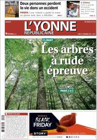 Portada de L'Yonne-Républicaine (Francia)