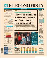 Portada de El Economista (México)