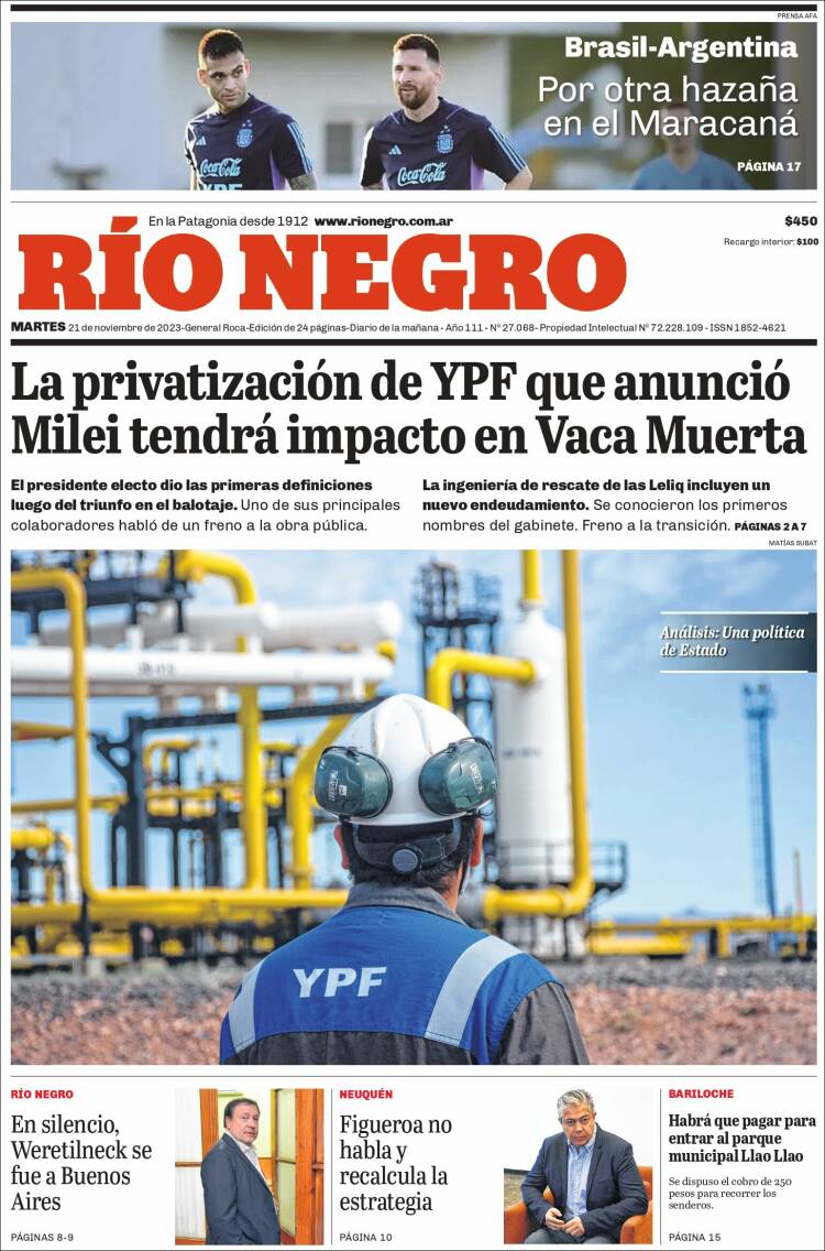 Portada de Rio Negro (Argentina)