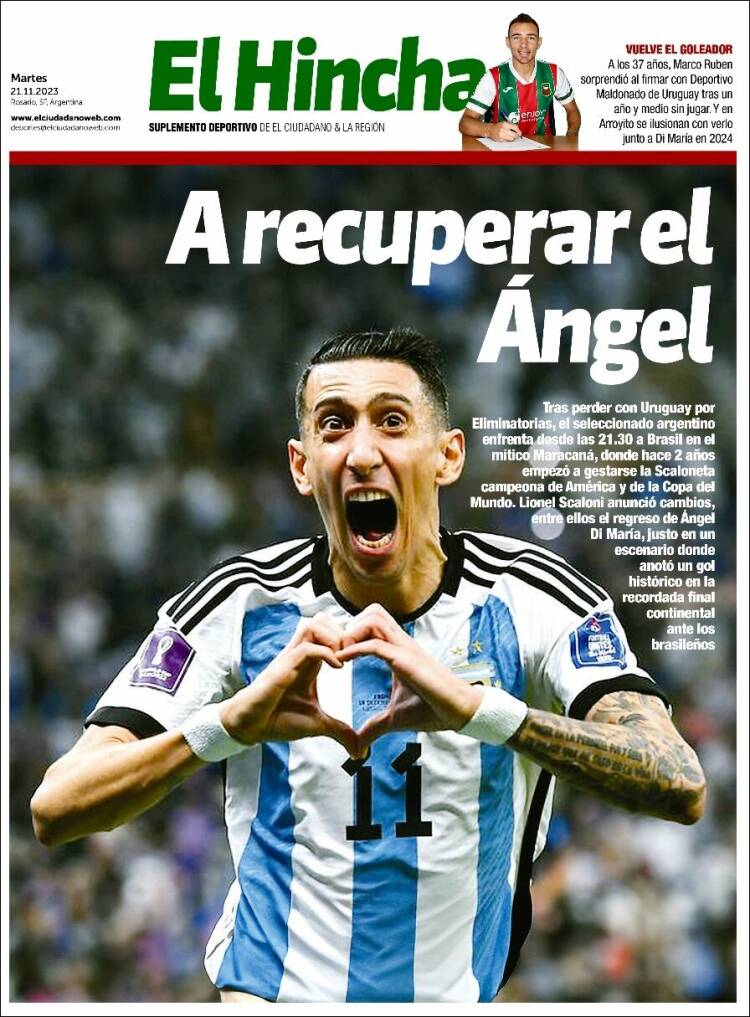 Portada de El Hincha (Argentina)