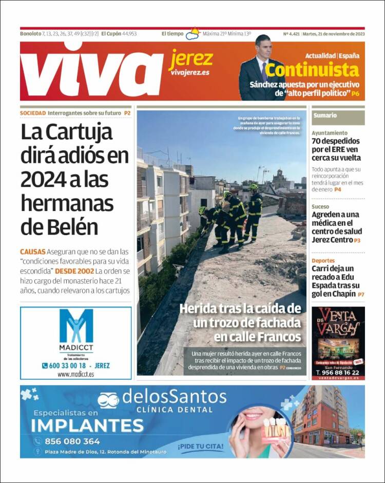 Portada de Información - Jerez (España)