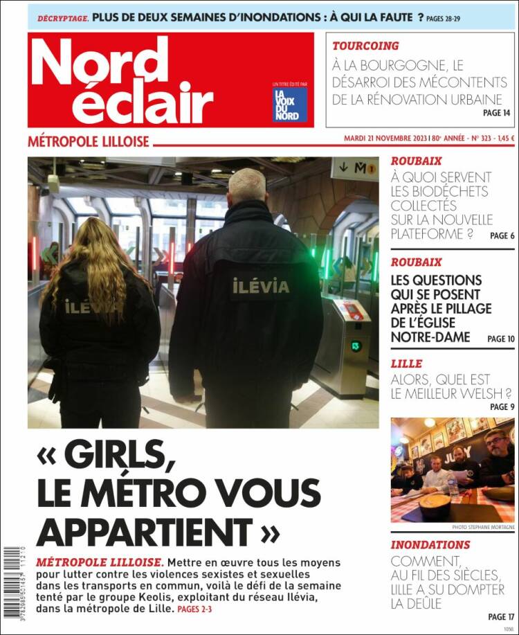 Portada de Nord Éclair (Francia)