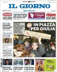 Portada de Il Giorno (Italy)