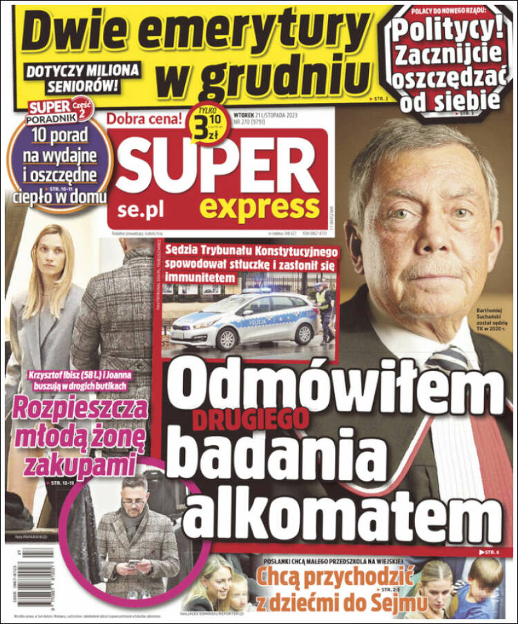 Portada de Super Express (Polonia)