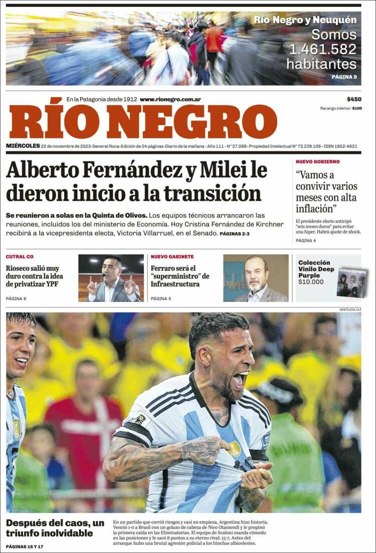Portada de Rio Negro (Argentina)