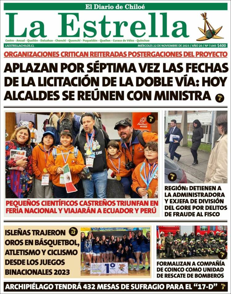 Portada de Estrella de Chiloé (Chile)