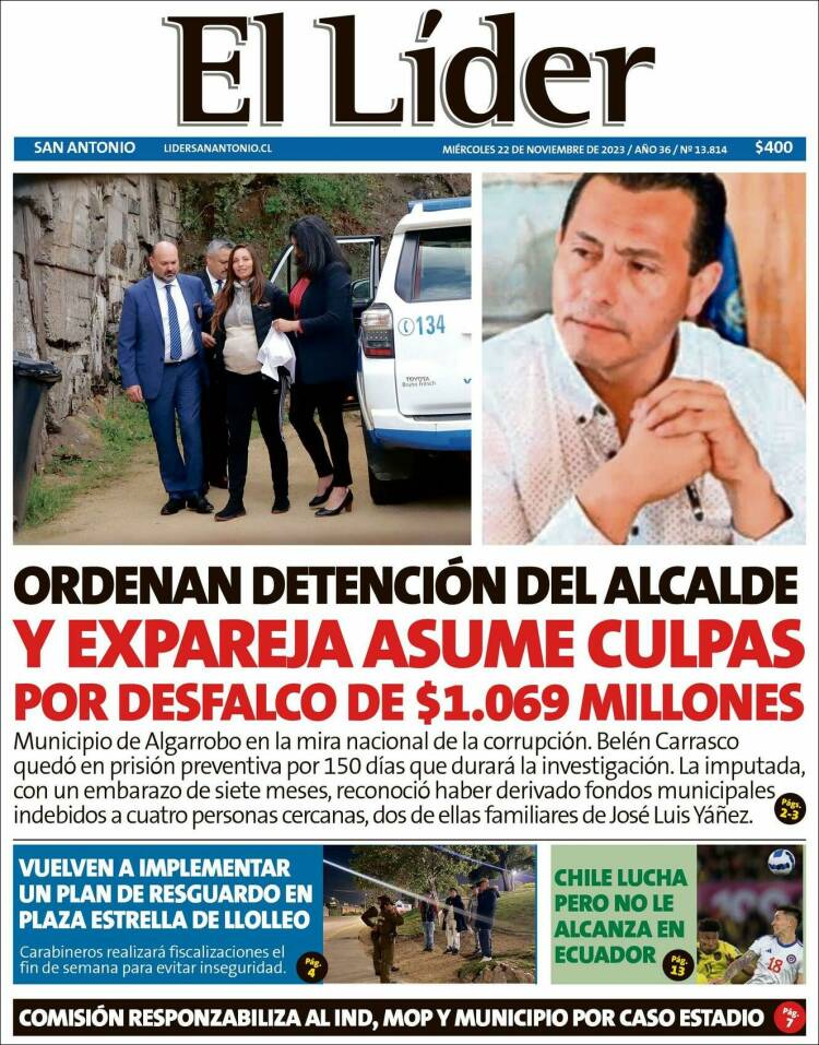 Portada de Lider de San Antonio (Chile)