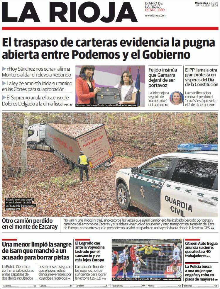 Portada de La Rioja (España)