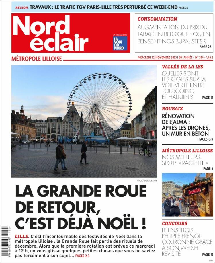 Portada de Nord Éclair (Francia)