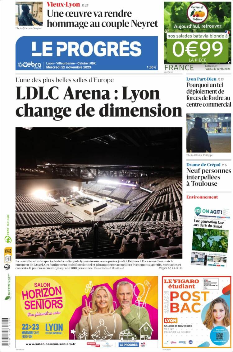 Portada de Progres de Fecamp (Francia)