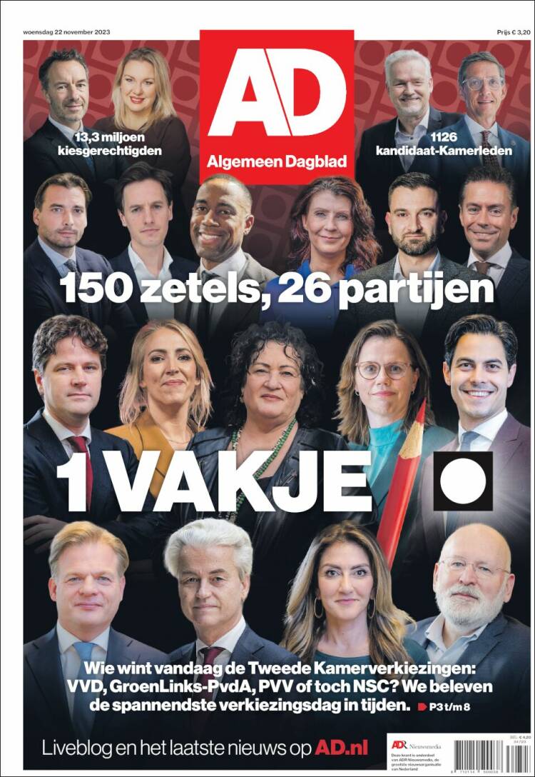 Portada de AD (Pa&iacute;ses Bajos)