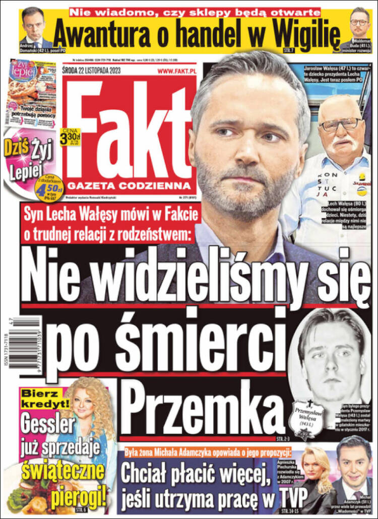 Portada de Fakt (Polonia)