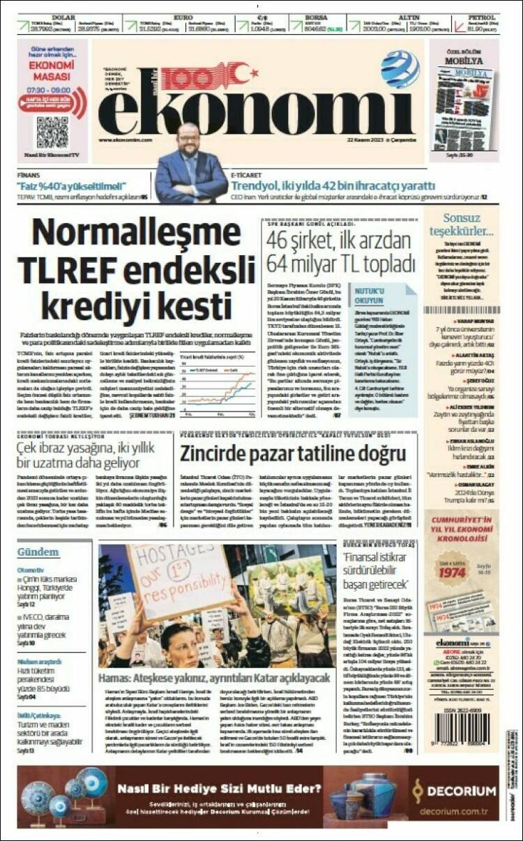 Portada de Dünya (Turqu&iacute;a)