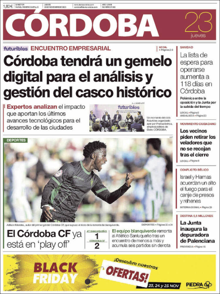Portada de Diario de Córdoba (Espa&ntilde;a)