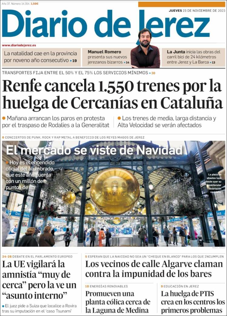 Portada de Diario de Jerez (Espa&ntilde;a)