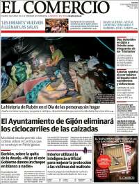 Portada de El Comercio - Gijón (Espa&ntilde;a)