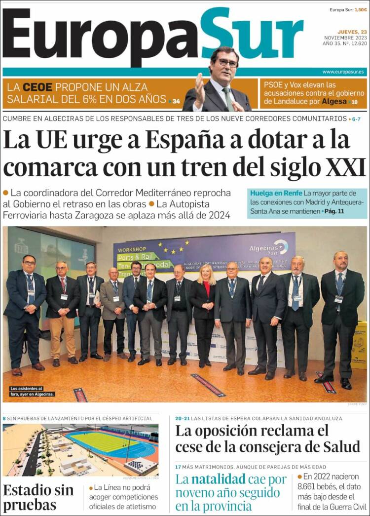 Portada de Europa Sur (Espa&ntilde;a)