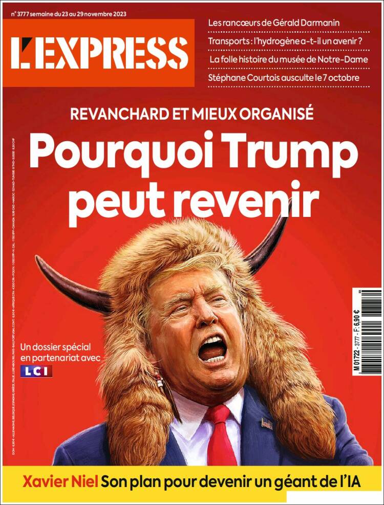 Portada de L'Express (Francia)