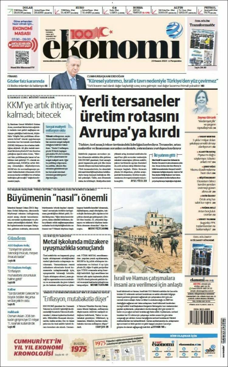 Portada de Dünya (Turqu&iacute;a)