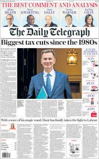 Portada de Daily Telegraph (United Kingdom)