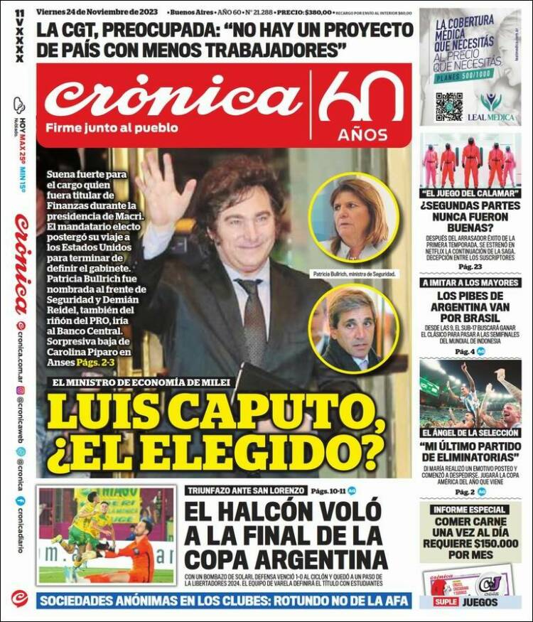 Portada de La Voz del Chaco (Argentina)