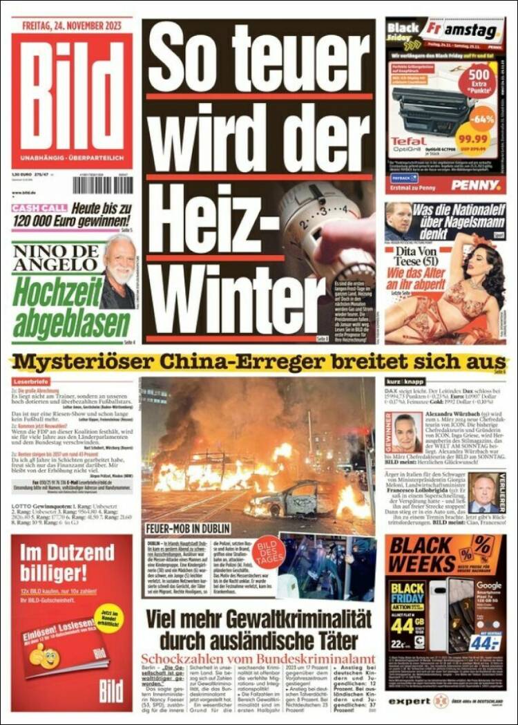 Portada de Bild (Alemania)