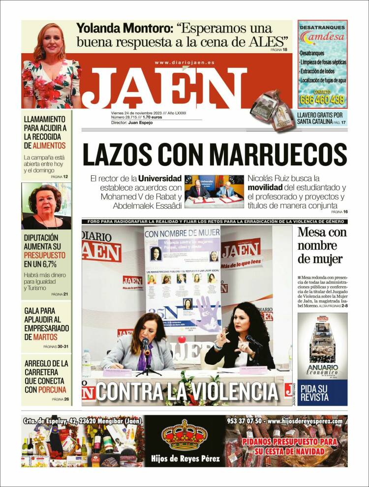 Portada de Diario Jaén (España)