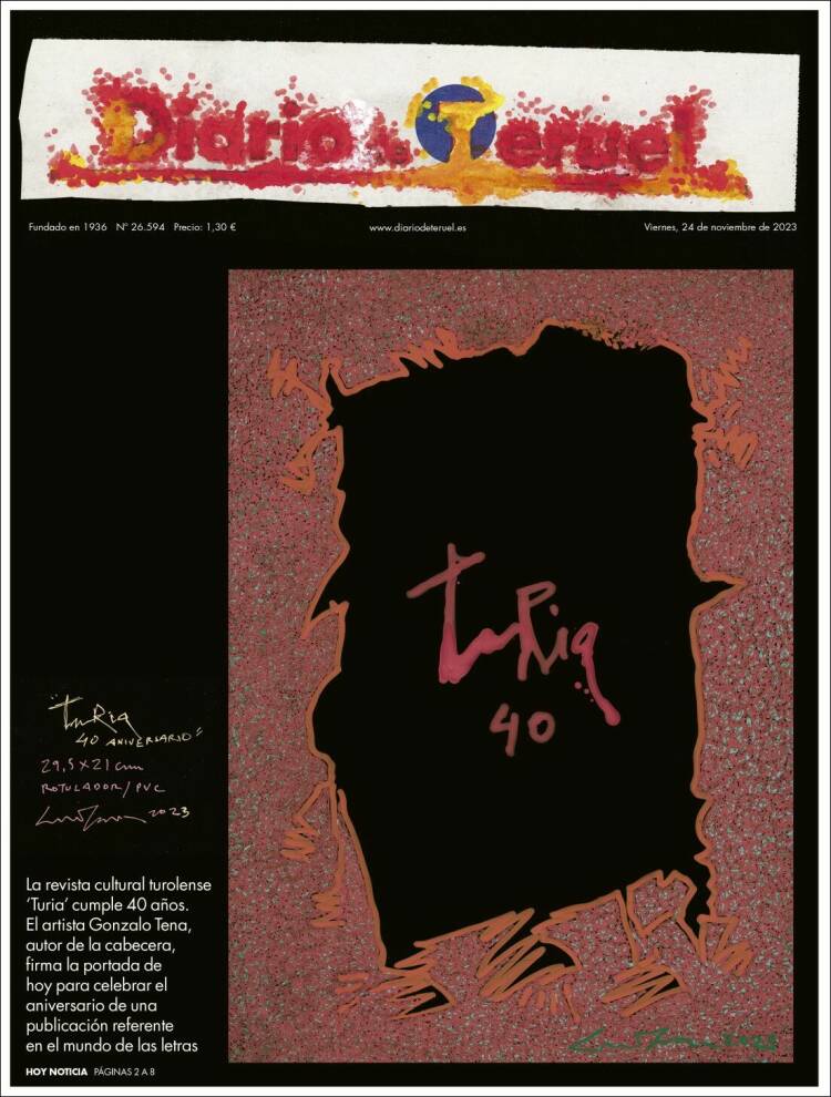 Portada de Diario de Teruel (España)