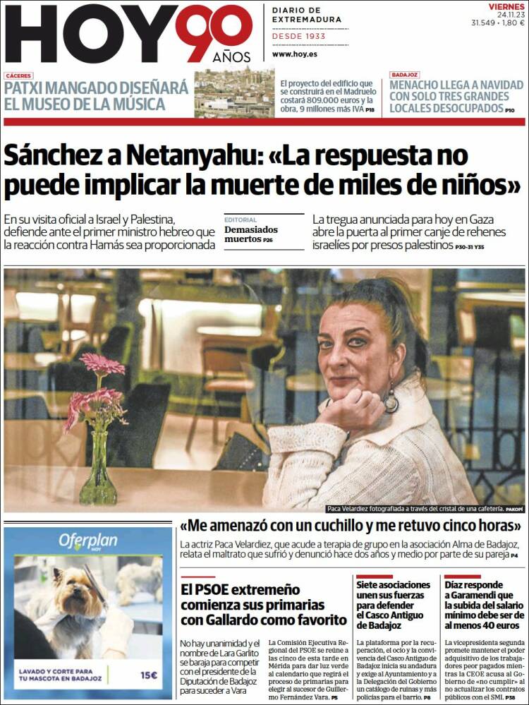 Portada de Hoy - Caceres (España)