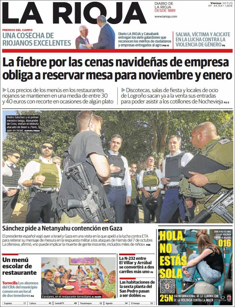 Portada de La Rioja (España)